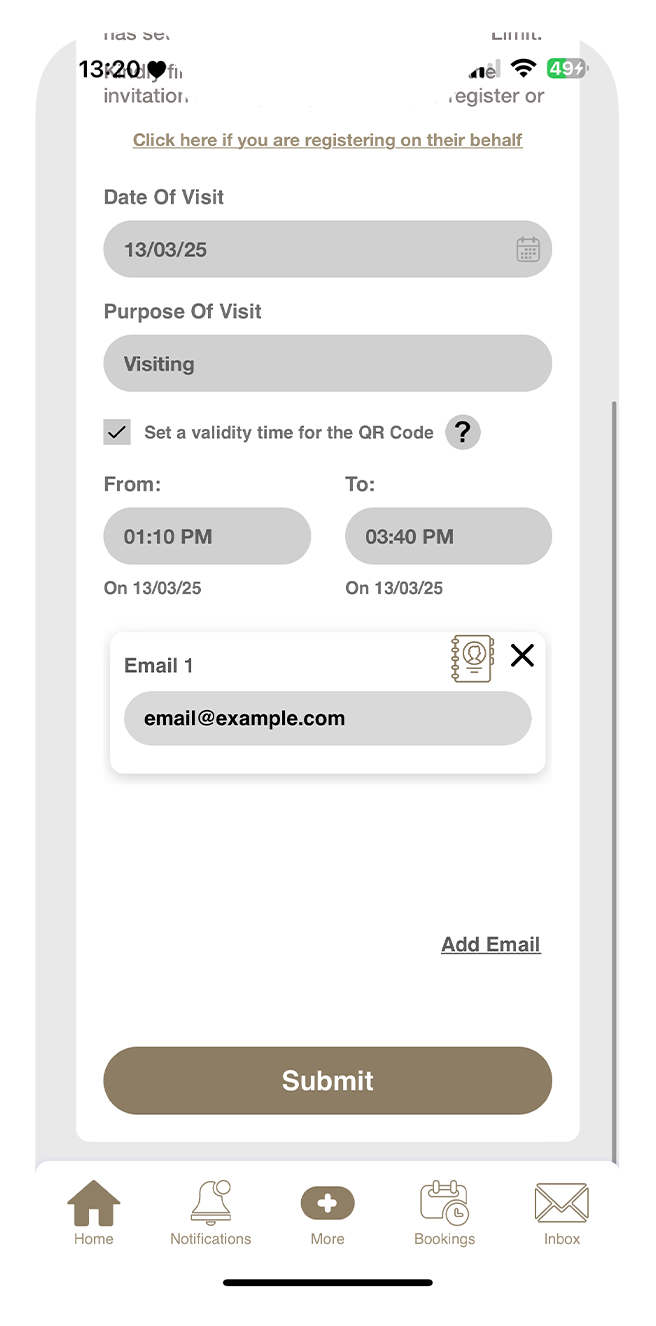 CreatingVisitorInvitation_3